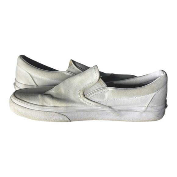 Vans Classic Slip On True White Slip On Sneakers Women’s Size 7 Skater Sneakers - Picture 6 of 8